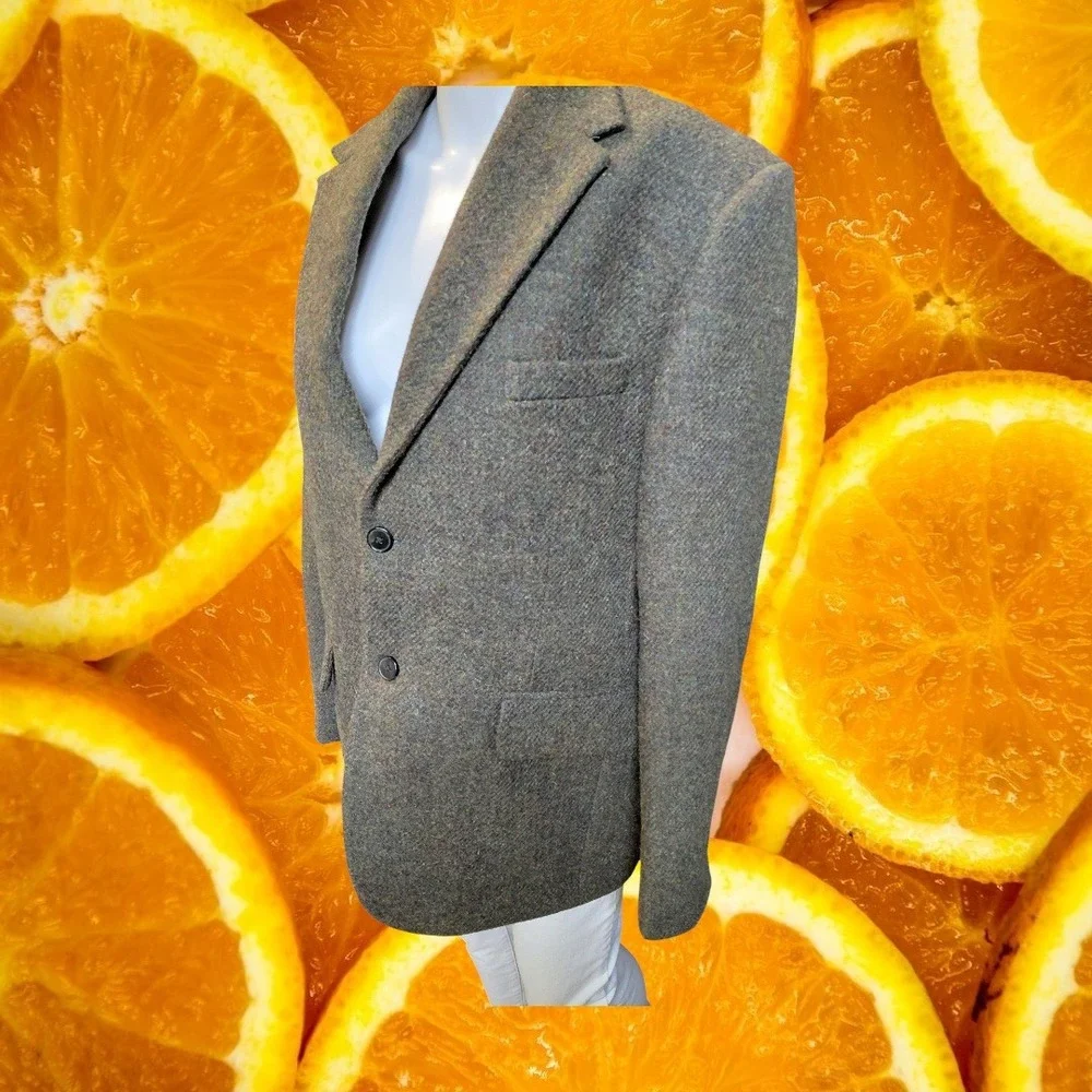 Harris Tweed Men's Blazer 100% Pure‎ New Wool Tweed Outer Hebrides Scotland